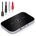 2-in-1 Bluetooth 5.0 Audio Transmitter / Receiver B6 (Open Box - Excellent) - Black