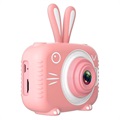 Animal Shape Kids 20MP Digital Camera X5 (Open-Box Satisfactory) - Rabbit / Pink