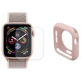 Hat Prince Apple Watch Series SE (2022)/SE/6/5/4 Full Protection Set - 44mm - Pink