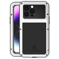 Love Mei Powerful iPhone 14 Pro Max Hybrid Case - White