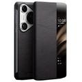 Huawei Pura 70 Pro/70 Pro+ Qialino Smart View Flip Leather Case - Classic - Black