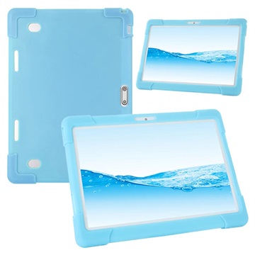 Universal Shockproof Silicone Case for Tablets - 10" (Open Box - Excellent) - Baby Blue