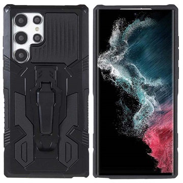 MechWarrior Project Samsung Galaxy S22 Ultra 5G Hybrid Cover - Black