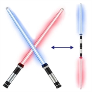 2-in-1 Space Sword / Lightsaber - 2 Pcs. - Red / Blue