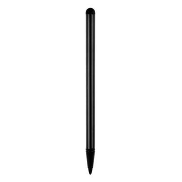 2-in-1 Stylus Touch Pen for iPhone, iPad, Mobile & Tablet - Black