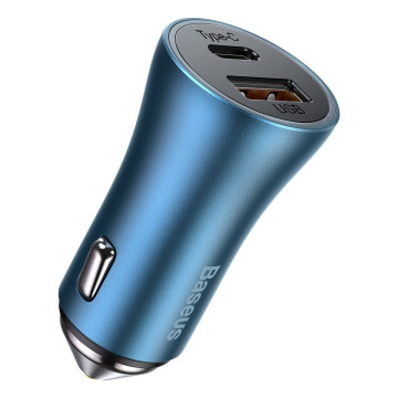 Baseus Golden Contactor Pro Dual Quick Car Charger CCJD-0340W - Blue