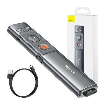 Baseus Orange Dot Multifunctionale remote control for presentation WKCD000013 - gray