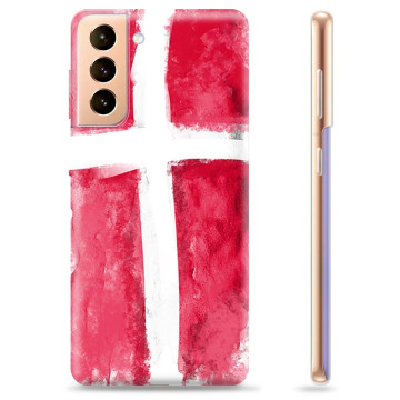 Samsung Galaxy S21+ 5G TPU Case - Danish Flag