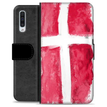 Samsung Galaxy A50 Premium Flip Case - Danish Flag