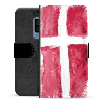 Samsung Galaxy S9+ Premium Flip Case - Danish Flag