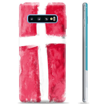 Samsung Galaxy S10 TPU Case - Danish Flag