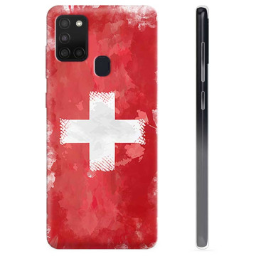 Samsung Galaxy A21s TPU Case - Swiss Flag