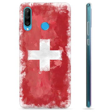 Huawei P30 Lite TPU Case - Swiss Flag