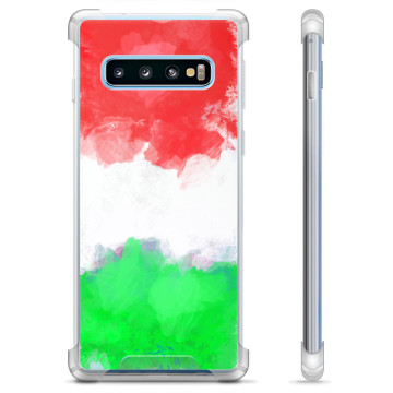 Samsung Galaxy S10 Hybrid Case - Italian Flag