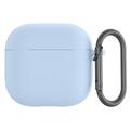 AirPods 4 Silicone Case with Carabiner - Blue