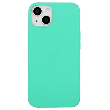 iPhone 15 Anti-Fingerprint Matte TPU Case - Cyan