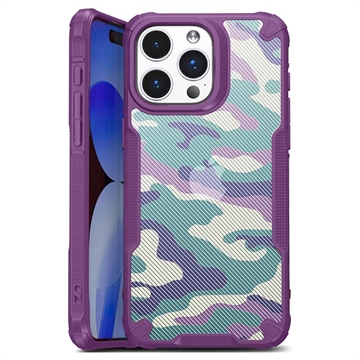 iPhone 15 Pro Anti-Shock Hybrid Case - Camouflage