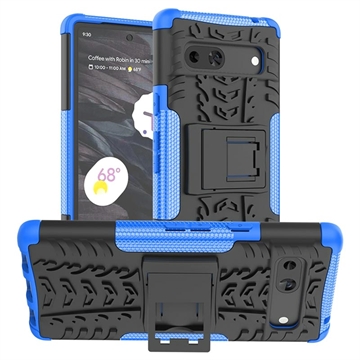 Google Pixel 7a Anti-Slip Hybrid Case with Kickstand - Blue