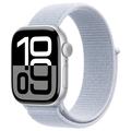 Apple Watch 10 GPS MWWN3QN/A - Aluminum, Blue Cloud Sport Loop, 46mm - Silver