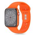 Apple Watch Series 10/9/8/7/6/SE Tech-Protect Silicone Strap - 40mm/41mm/42mm - Bright Orange