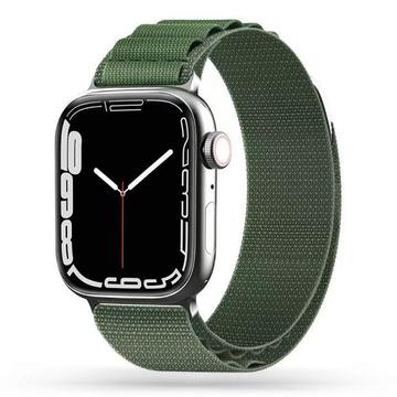 Apple Watch Series Ultra 2/Ultra/9/8/SE (2022)/7/SE/6/5/4/3/2/1 Tech-Protect Nylon Pro Strap - 49mm/45mm/44mm/42mm - Military Green