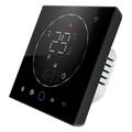 BHT-008GCL Wall-Mounted Smart Thermostat - Digital Temperature Control Panel for Boiler Heating Systems - Black