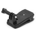 Backpack 360° Clip Mount for GoPro Cameras G154 - Black