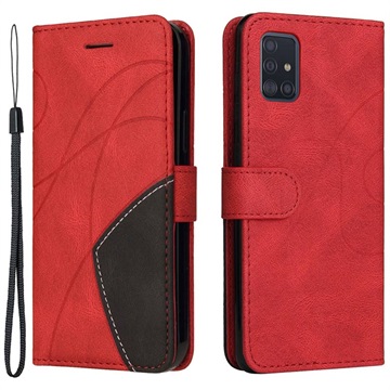 Bi-Color Series Samsung Galaxy A51 Wallet Case