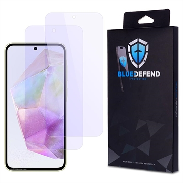 Samsung Galaxy A35 BlueDefend Anti-Blue Light Tempered Glass Screen Protector - 2 Pcs.