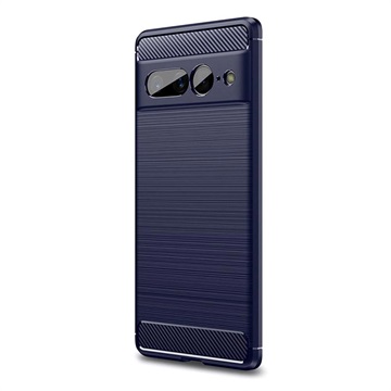 Google Pixel 7 Pro Brushed TPU Case - Carbon Fiber