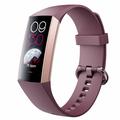 C80 1.1" AMOLED Screen Body Temperature Smart Bracelet with Heart Rate, Blood Pressure, Blood Oxygen Monitoring - Wine Red