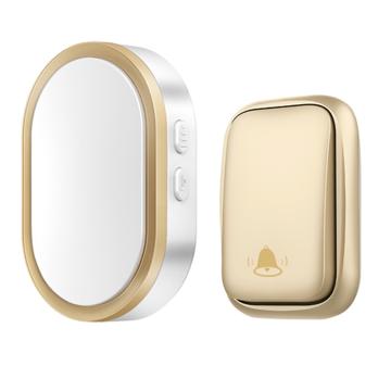 Cacazi FA99 Self-Powered Wireless Doorbell - Gold