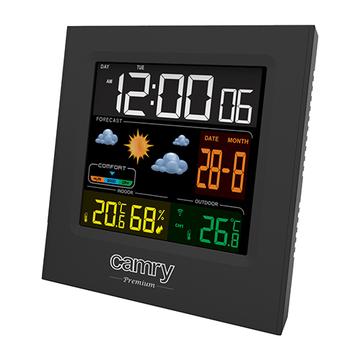 Camry CR 1166 Weather Station w. Remote Sensor - Black