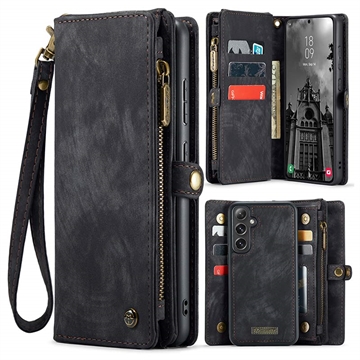 Samsung Galaxy S24 FE Caseme 008 2-in-1 Multifunctional Wallet Case - Black