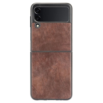 Samsung Galaxy Z Flip3 5G Coated Plastic Case - Brown