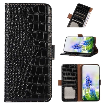 Crocodile Series OnePlus Nord CE 3 Lite/N30 Wallet Leather Case with RFID