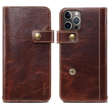 Denior Vintage Series iPhone 14 Pro Wallet Leather Case