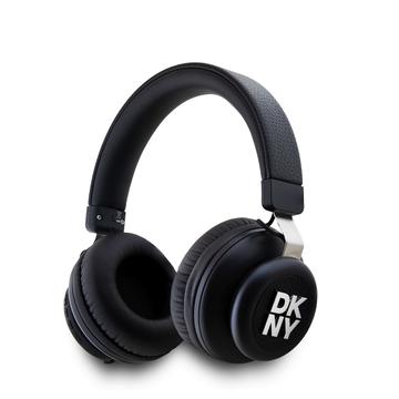 DKNY Stack Logo Wireless Headphones - Black