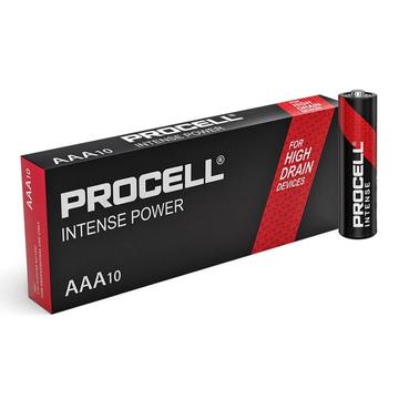 Duracell Procell Intense Power LR03/AAA Alkaline Batteries 1465mAh - 10 Pcs. (Open Box - Excellent)