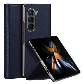 Samsung Galaxy Z Fold5 Dux Ducis Bril Flip Case - Blue