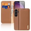 Samsung Galaxy S24+ Dux Ducis Hivo Wallet Leather Case - Brown