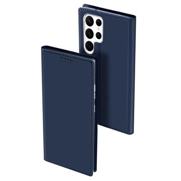 Dux Ducis Skin Pro Samsung Galaxy S23 Ultra 5G Flip Case - Blue