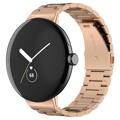 Elegant Google Pixel Watch Stainless Steel Strap - Rose Gold