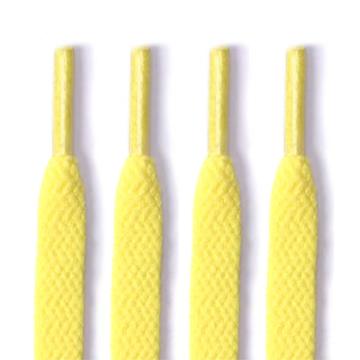 Flat Laces in Polyester - 120cm - Yellow