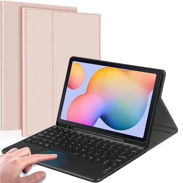 Samsung Galaxy Tab S6 Lite 2020/2022/2024 Bluetooth Keyboard Case w/ Touchpad - Pink