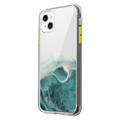 Marble Pattern iPhone 14 Plus Hybrid Case