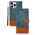 Two-Tone iPhone 14 Pro Wallet Case - Blue