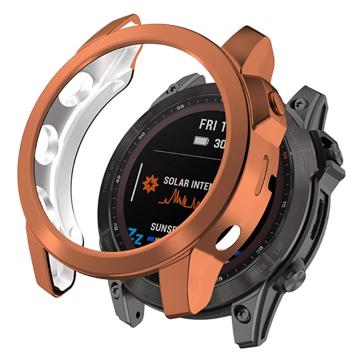 Garmin Fenix 7X/7X Solar Electroplated TPU Case - Rose Gold