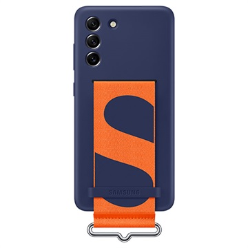 Samsung Galaxy S21 FE 5G Silicone Cover with Strap EF-GG990TNEGWW - Navy