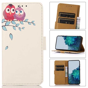 Glam Series Samsung Galaxy S21 FE 5G Wallet Case - Owls